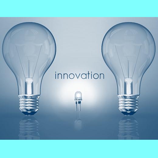 innovation point - lampadine blu